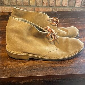 Clarks Tan Suede Men's Boots